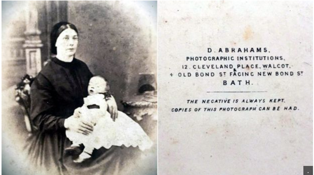 Postmortem Photograph, c. 1860s. Image via Wellcome Collection.
